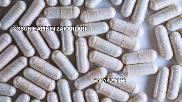 Yosun Hapının Zararları