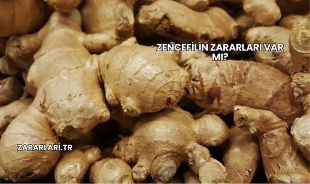 Zencefilin Zararları Var mı?