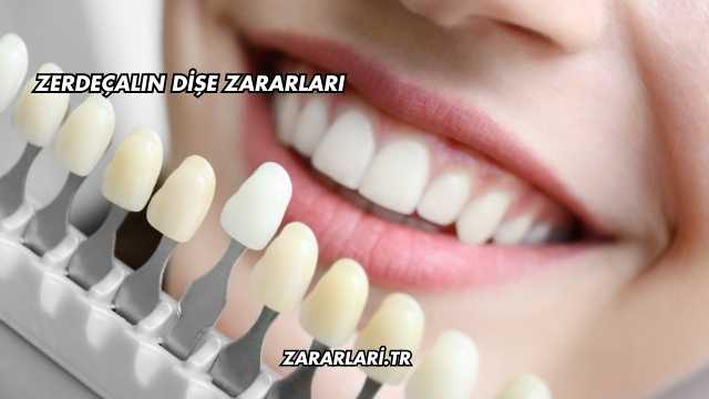 Zerdeçalın Dişe Zararları