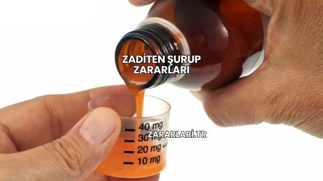 Zaditen Şurup Zararları