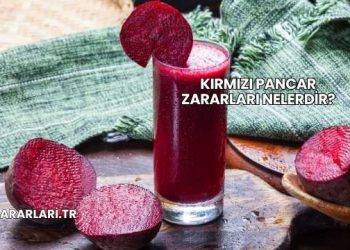 Kırmızı Pancar Zararları Nelerdir?