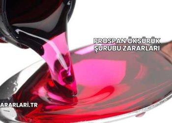 Prospan Öksürük Şurubu Zararları