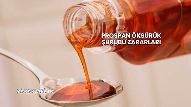 Prospan Öksürük Şurubu Zararları