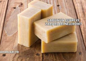 Sabunun Çevreye Zararları Nelerdir?