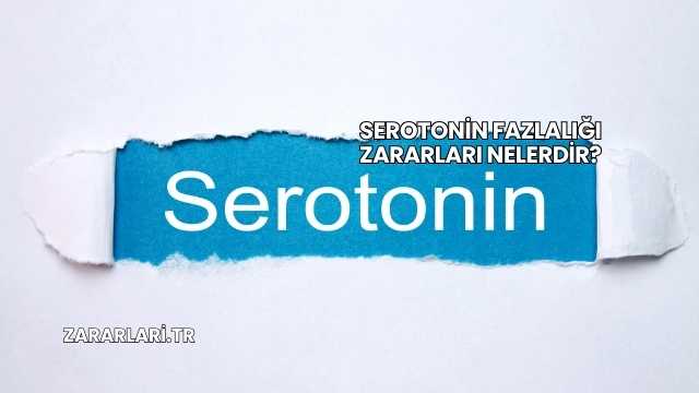 Serotonin Fazlalığı Zararları Nelerdir?