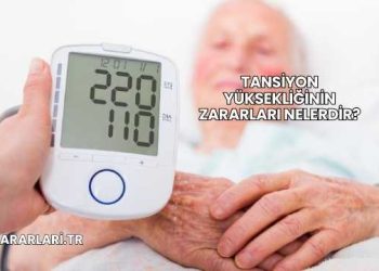 Tansiyon Yüksekliğinin Zararları Nelerdir?