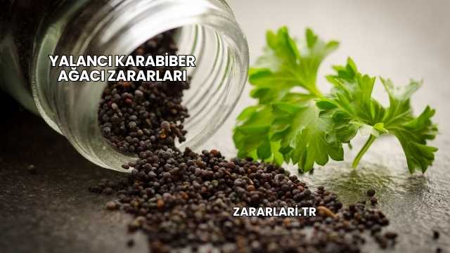 Yalancı Karabiber Ağacı Zararları
