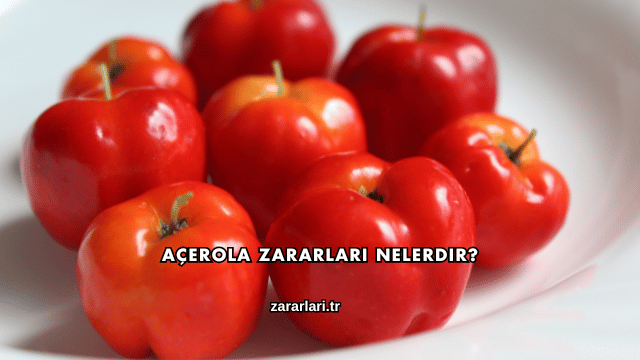 Açerola Zararları Nelerdir?