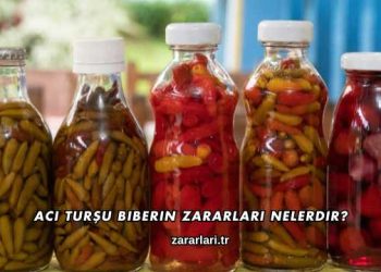 Acı Turşu Biberin Zararları Nelerdir?