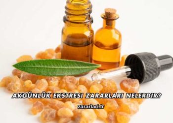 Akgünlük Ekstresi Zararları Nelerdir?