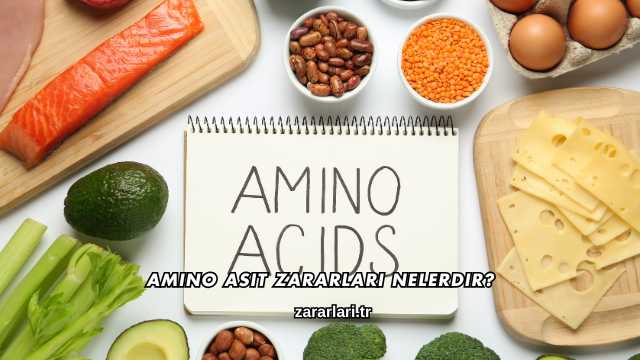 Amino Asit Zararları Nelerdir?