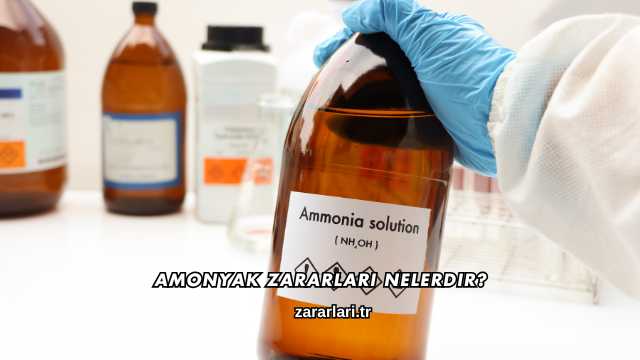 Amonyak Zararları Nelerdir?
