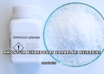 Amonyum Bikarbonat Zararları Nelerdir?