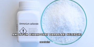 Amonyum Bikarbonat Zararları Nelerdir?