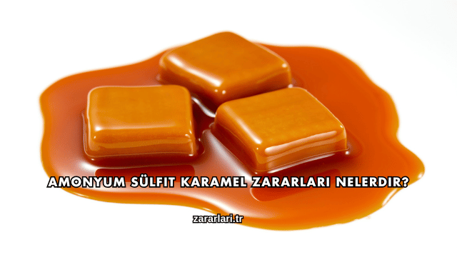 Amonyum Sülfit Karamel Zararları Nelerdir?