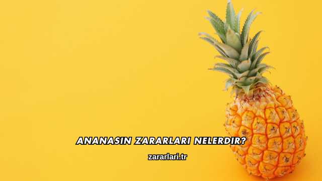 Ananasın Zararları Nelerdir?
