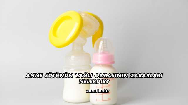 Anne Sütünün Yağlı Olmasının Zararları Nelerdir?
