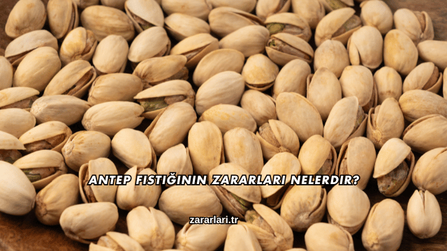 Antep Fıstığının Zararları Nelerdir?