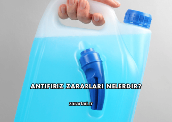 Antifiriz Zararları Nelerdir?