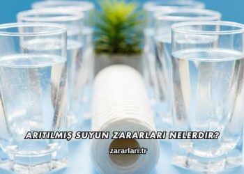 Arıtılmış Suyun Zararları Nelerdir?