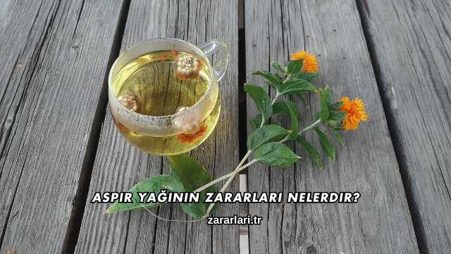 Aspir Yağının Zararları Nelerdir?