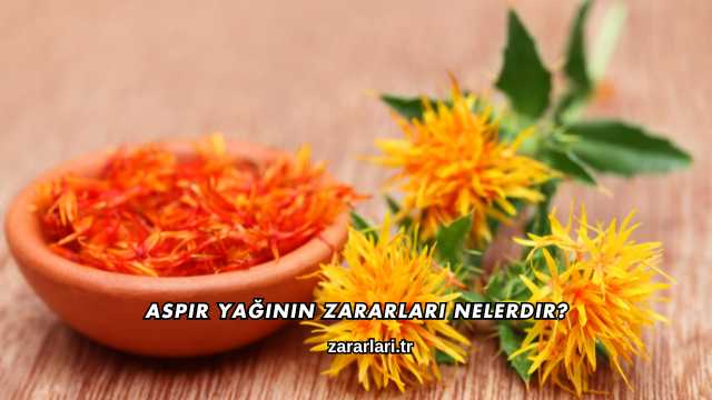 Aspir Yağının Zararları Nelerdir?