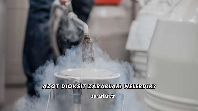 Azot Dioksit Zararları Nelerdir?
