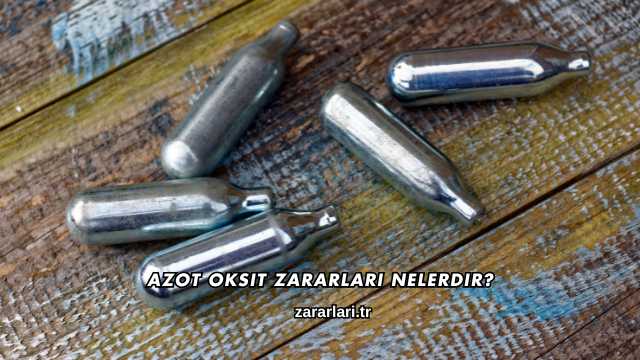 Azot Oksit Zararları Nelerdir?