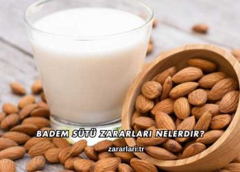 Badem Sütü Zararları Nelerdir?