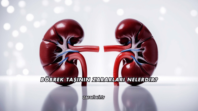 Böbrek Taşının Zararları Nelerdir?