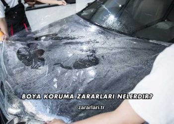 Boya Koruma Zararları Nelerdir?