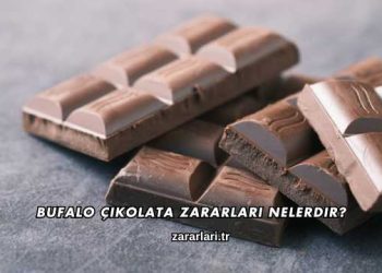Bufalo Çikolata Zararları Nelerdir?