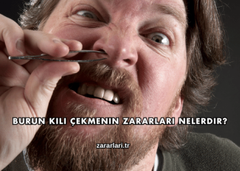 Burun Kılı Çekmenin Zararları Nelerdir?