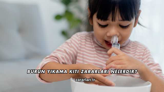 Burun Yıkama Kiti Zararları Nelerdir?
