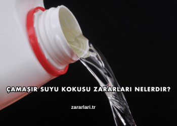 Çamaşır Suyu Kokusu Zararları Nelerdir?