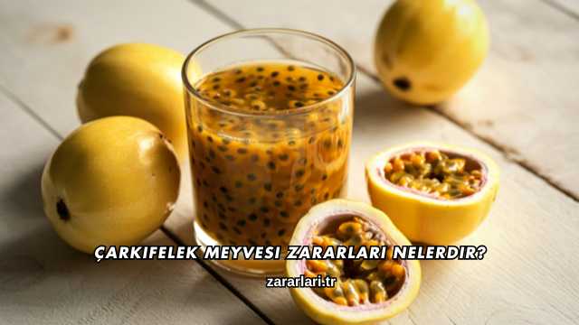 Çarkıfelek Meyvesi Zararları Nelerdir?