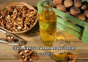 Ceviz Sirkesi Zararları Nelerdir?