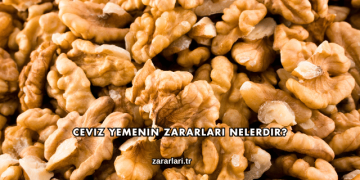 Ceviz Yemenin Zararları Nelerdir?