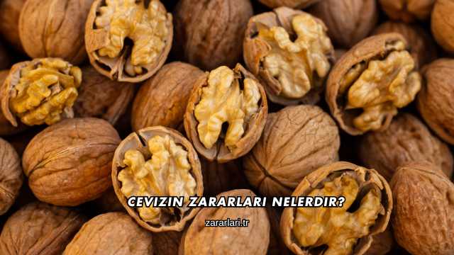 Cevizin Zararları Nelerdir?