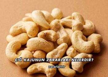 Çiğ Kajunun Zararları Nelerdir?