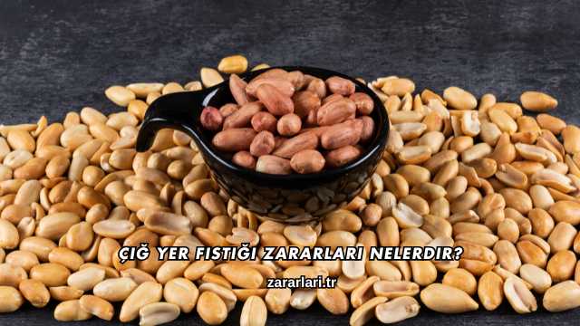 Çiğ Yer Fıstığı Zararları Nelerdir?
