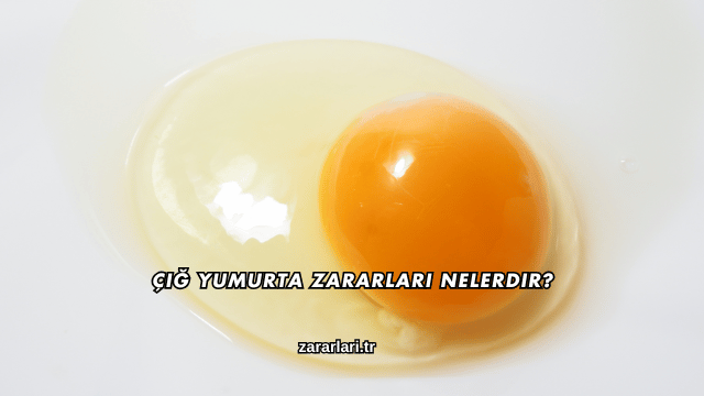 Çiğ Yumurta Zararları Nelerdir?