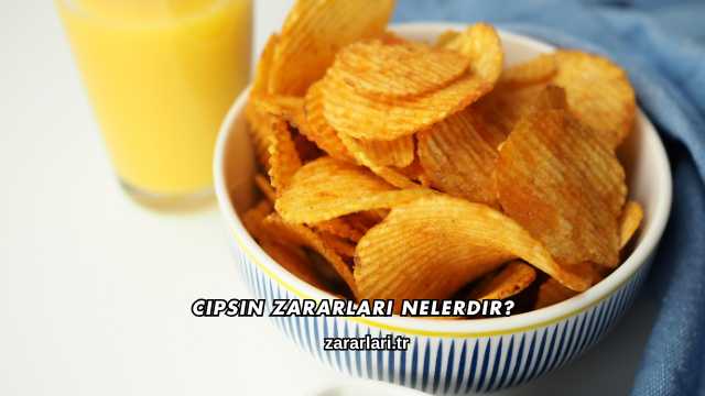 Cipsin Zararları Nelerdir?