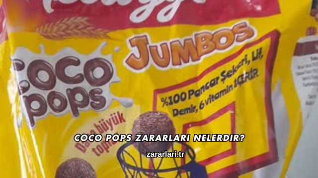 Coco Pops Zararları Nelerdir?
