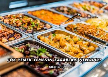 Çok Yemek Yemenin Zararları Nelerdir?