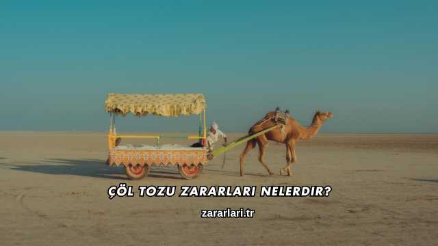 Çöl Tozu Zararları Nelerdir?