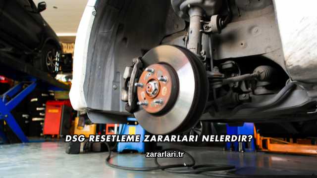DSG Resetleme Zararları Nelerdir