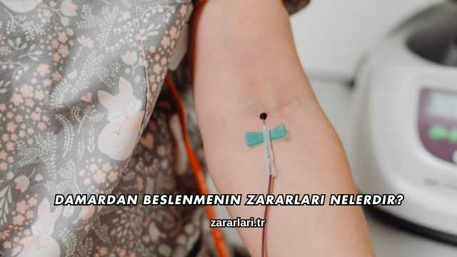 Damardan Beslenmenin Zararları Nelerdir?