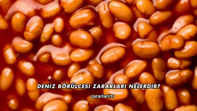 Deniz Börülcesi Zararları Nelerdir?