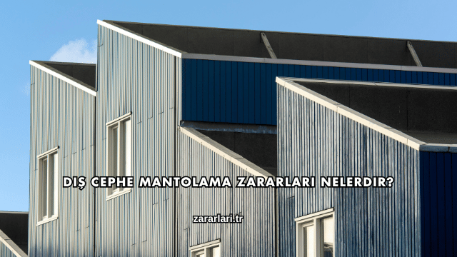 Dış Cephe Mantolama Zararları Nelerdir?